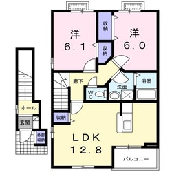 クラシオン・ヴェールの物件間取画像